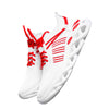 Men's Black Sports Shoes, Woven, Breathable