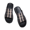 Men's Black Slippers, Platform