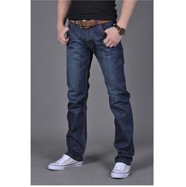 Men's Slim-Fit Stretch Jeans - Washed Denim